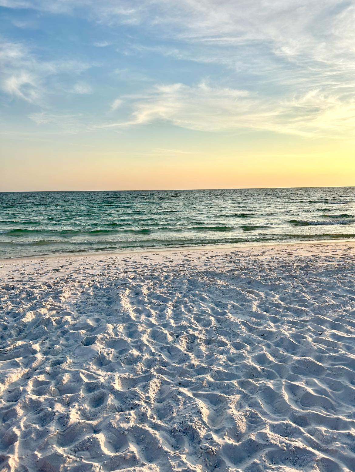 Gulf sunset view